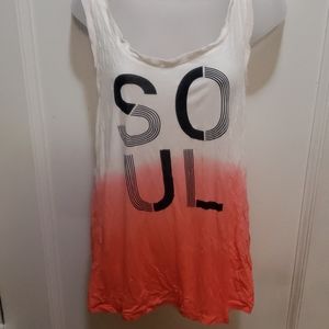 Soulcycle Ombre Tank Top Sz L